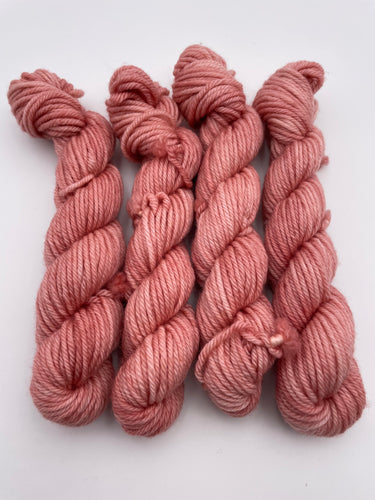 8ply Merino 'Carnation' Mini