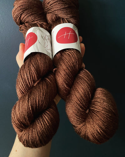 4ply Silk / Merino 'Chilli Choc'